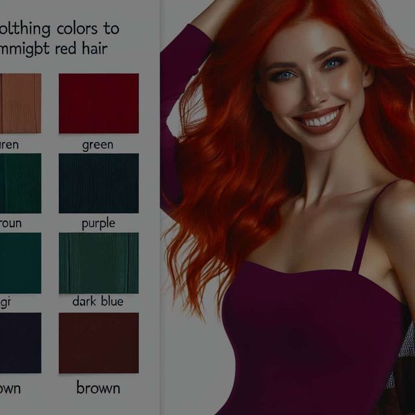 Quelles sont les meilleures couleurs de vêtements pour mettre en valeur une chevelure rousse?